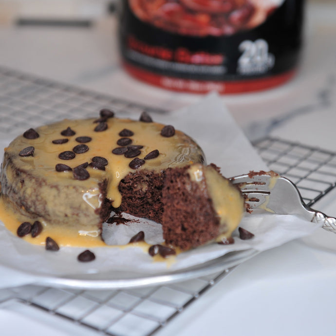 Peanut Butter Chocolate Protein Cake