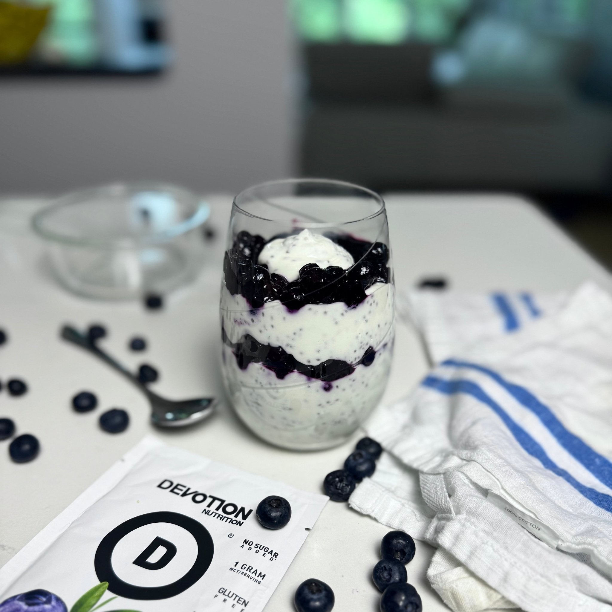Blueberry Protein Parfait - Devotion Nutrition. Simple and Delicious