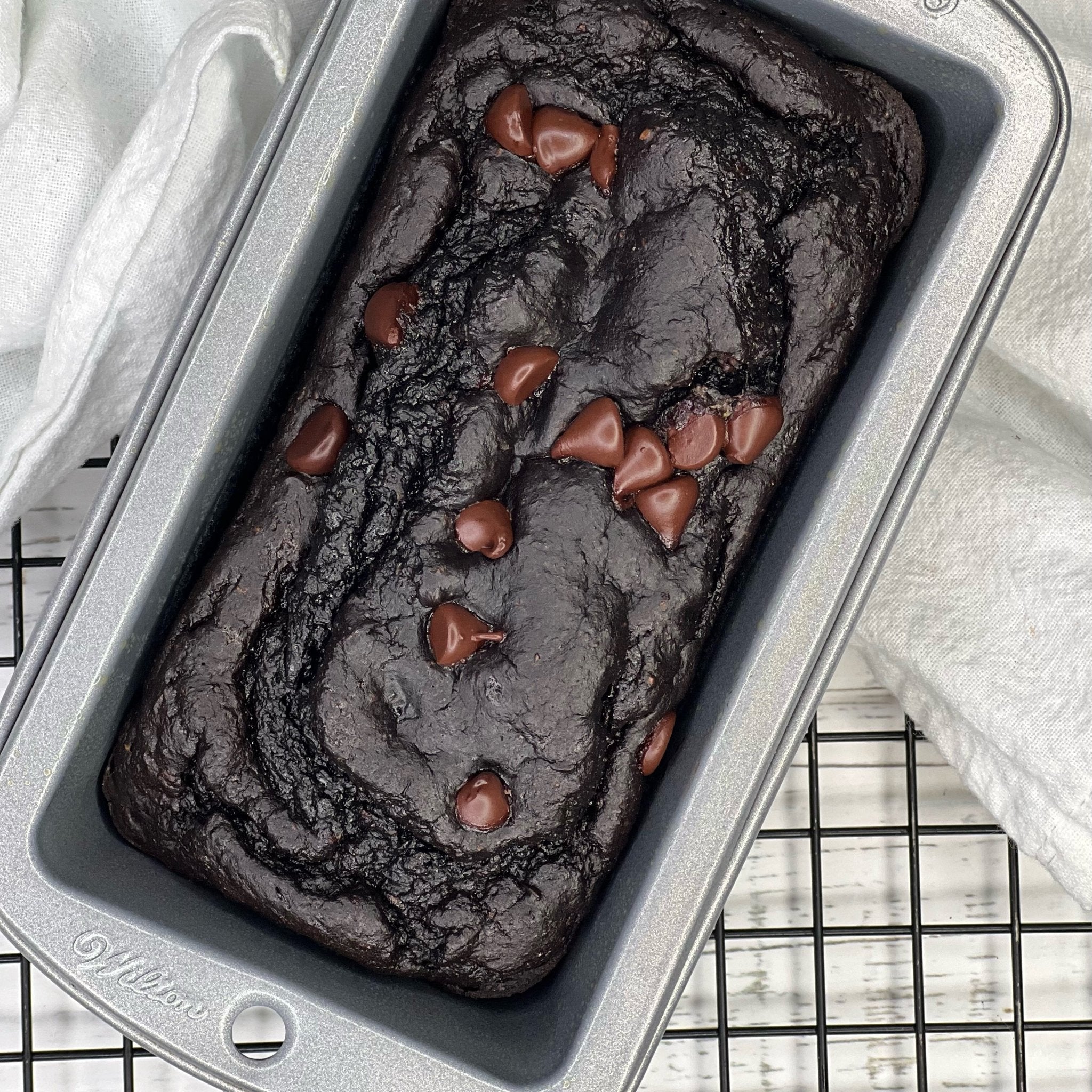 Brownie Batter Banana Mini Loaf - Devotion Nutrition