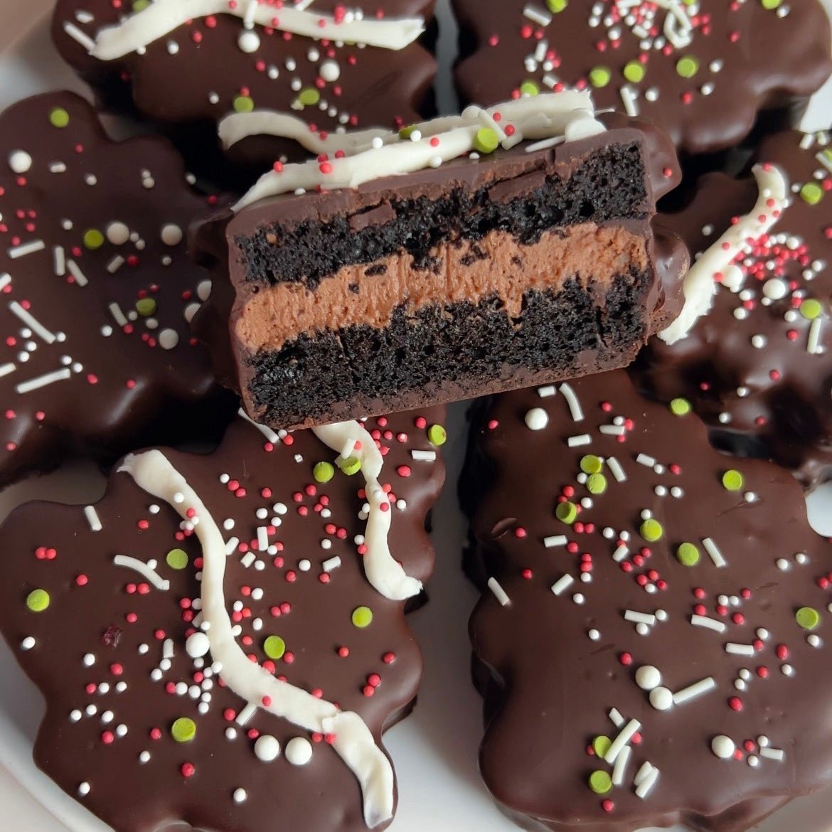 Chocolate Christmas Tree Cakes