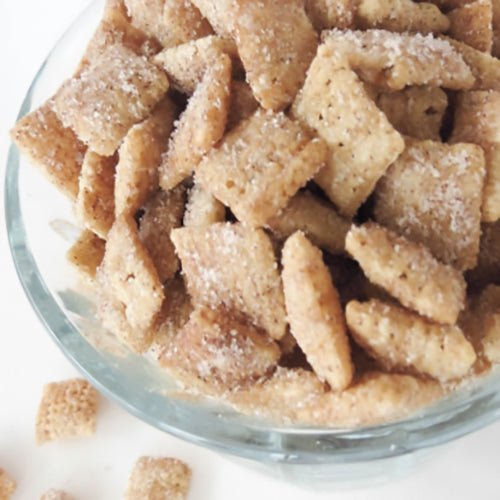 Cinnamon Sugar-Free Buttery Chex Mix - Devotion Nutrition