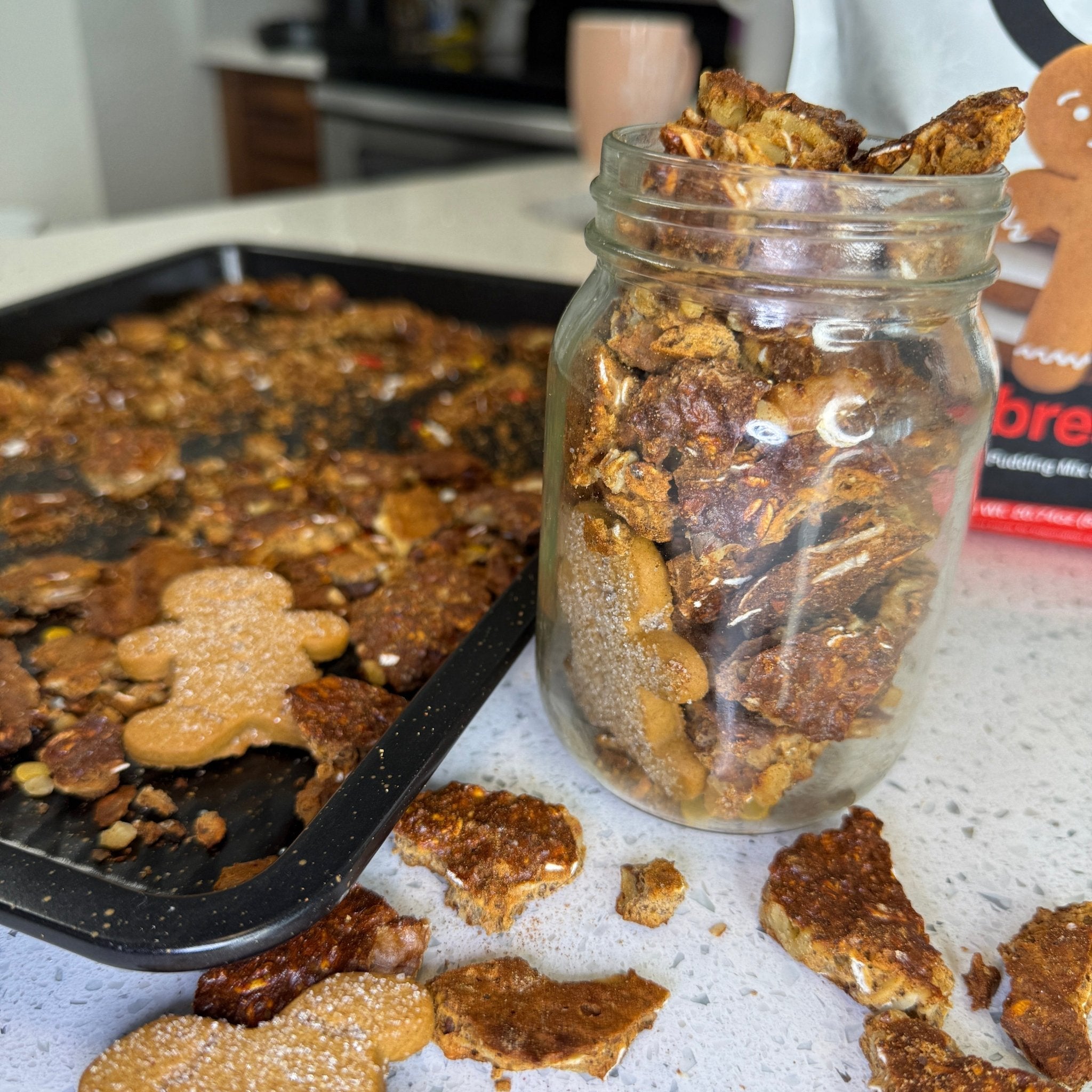Gingerbread Protein Granola