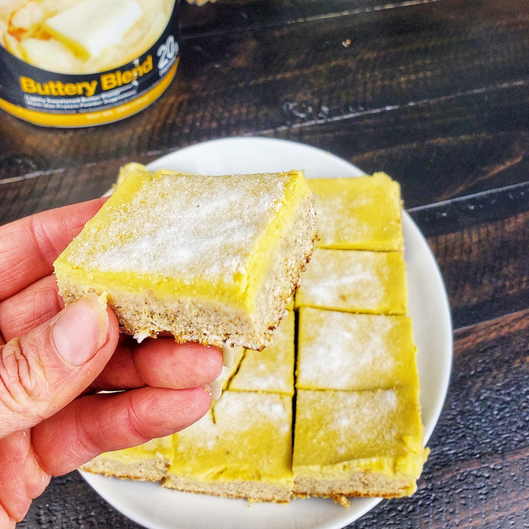 Lemon Shortbread Bars - Devotion Nutrition