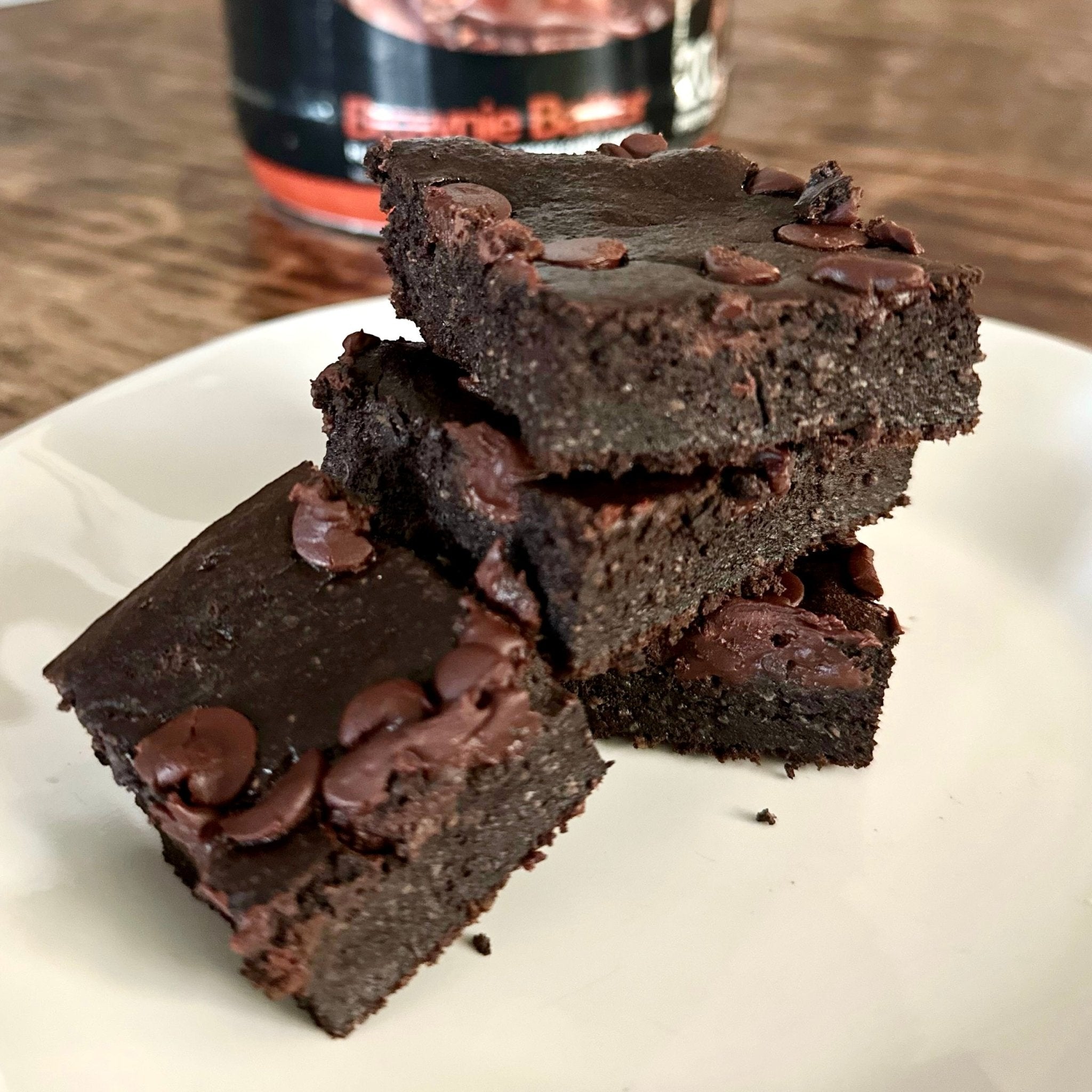 Ooey Gooey Blender Protein Fudge Brownies - Devotion Nutrition