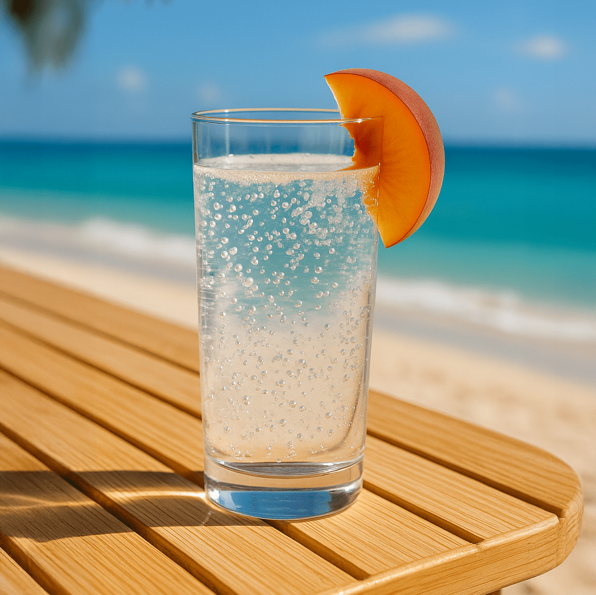 Peach Bellini Mocktail - Devotion Nutrition