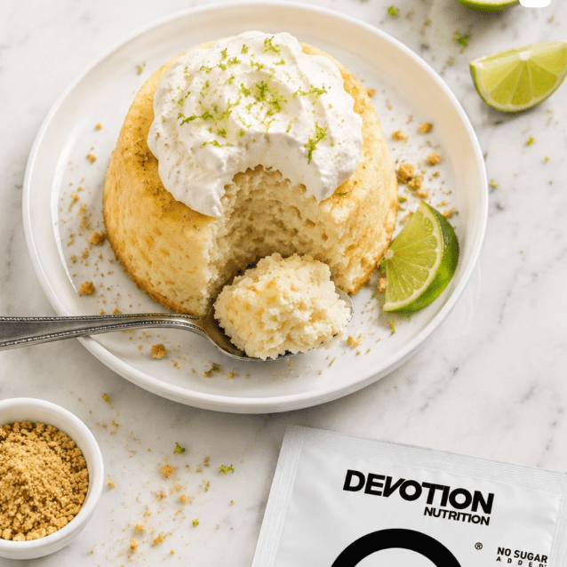 Protein Key Lime Cake - Devotion Nutrition