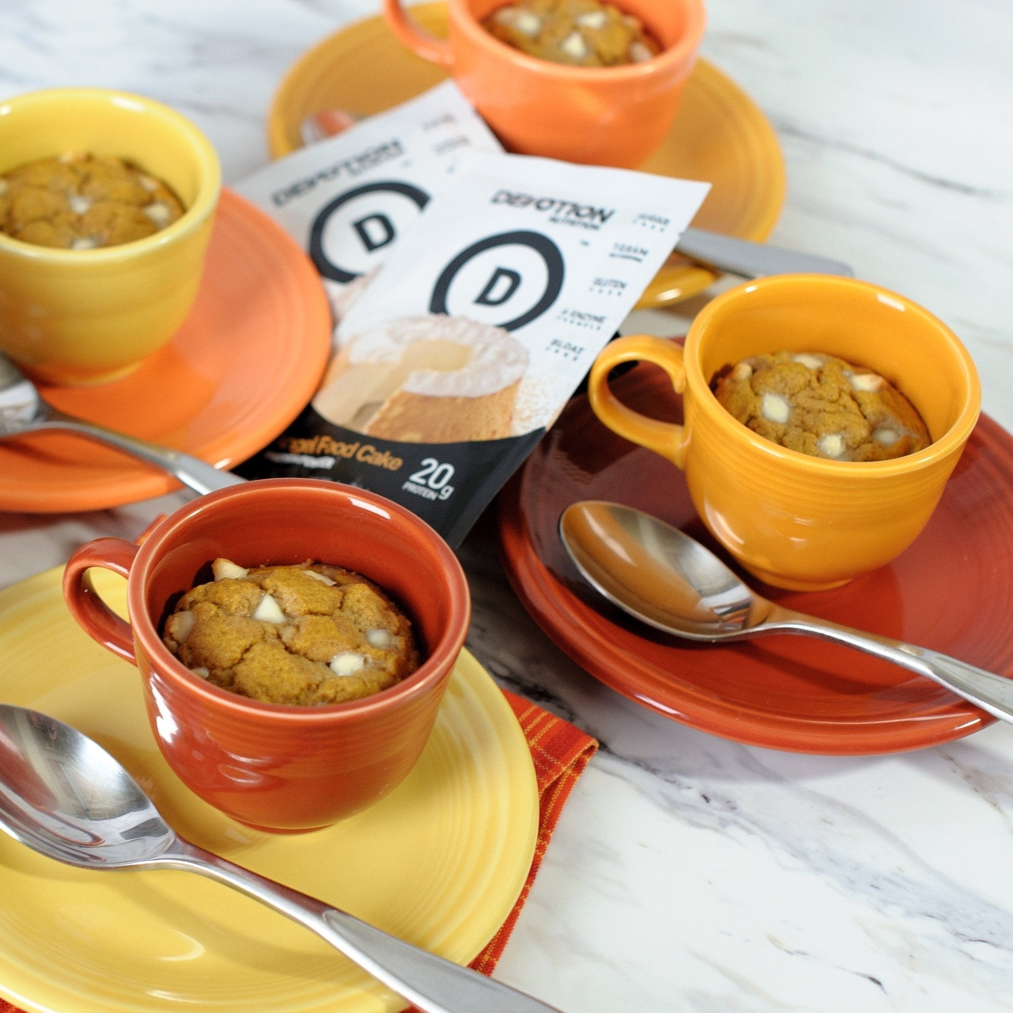 Protein Pumpkin Mug Cake - Devotion Nutrition