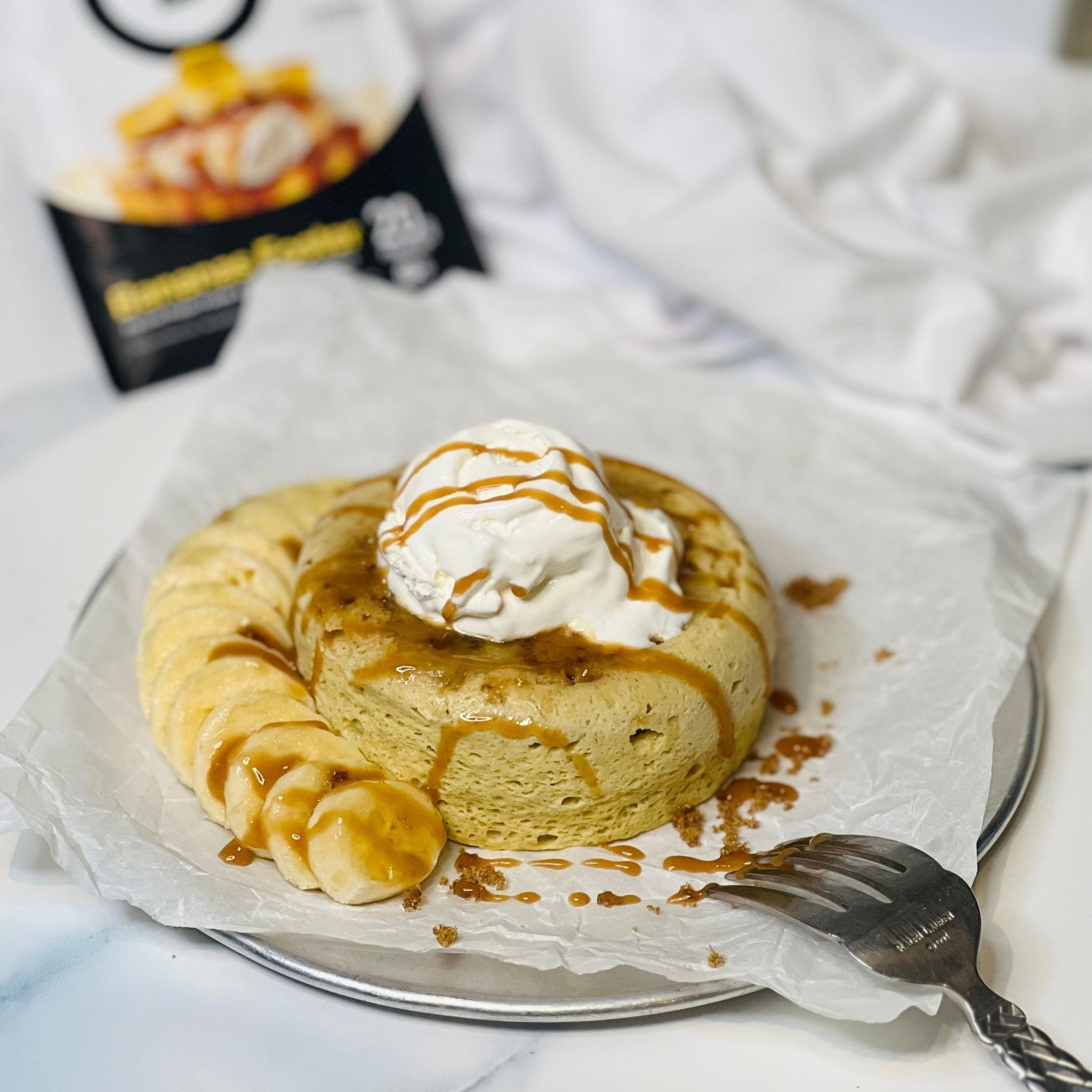 Single Serve Banana Pancake Bowl
