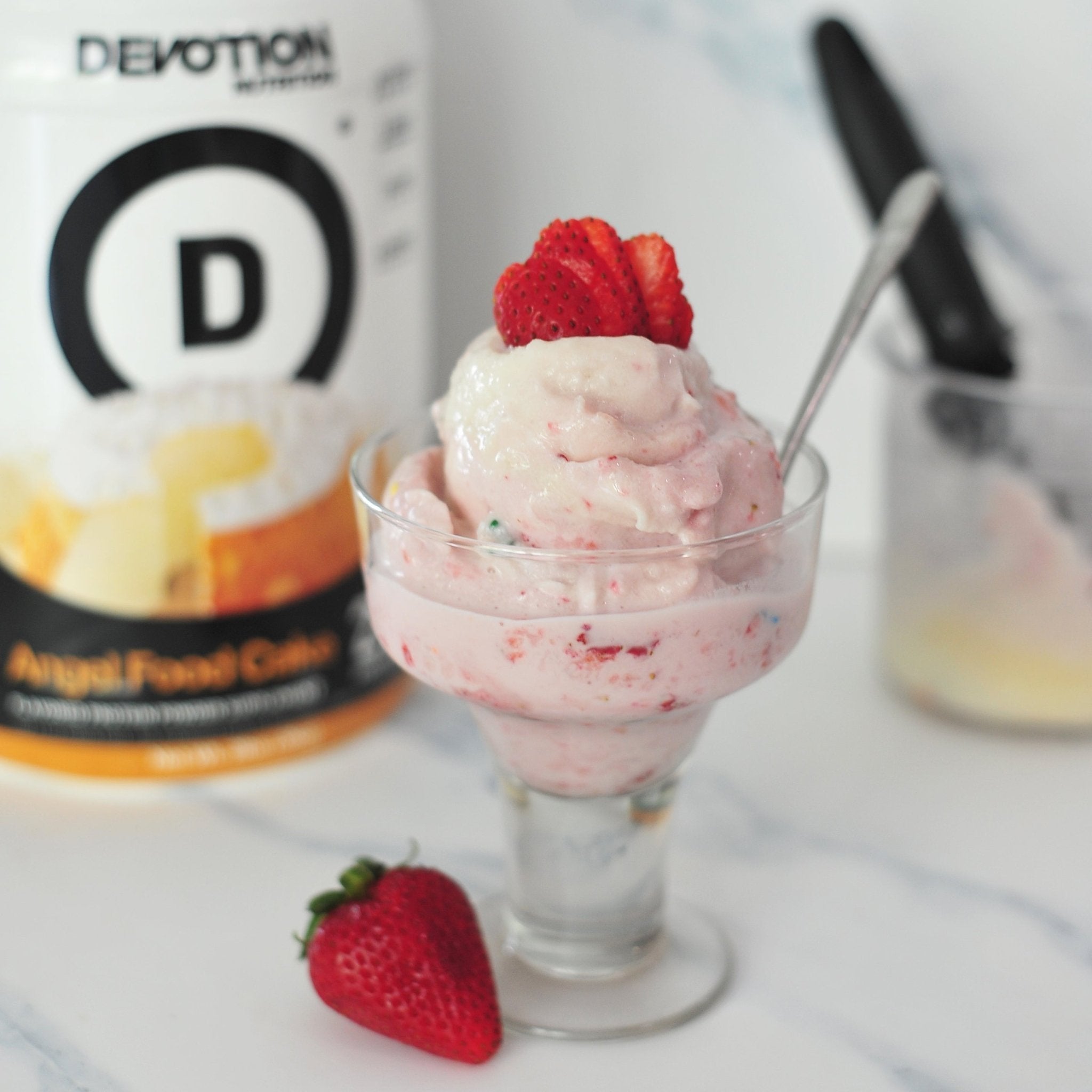 Strawberry Cheesecake Creami - Devotion Nutrition