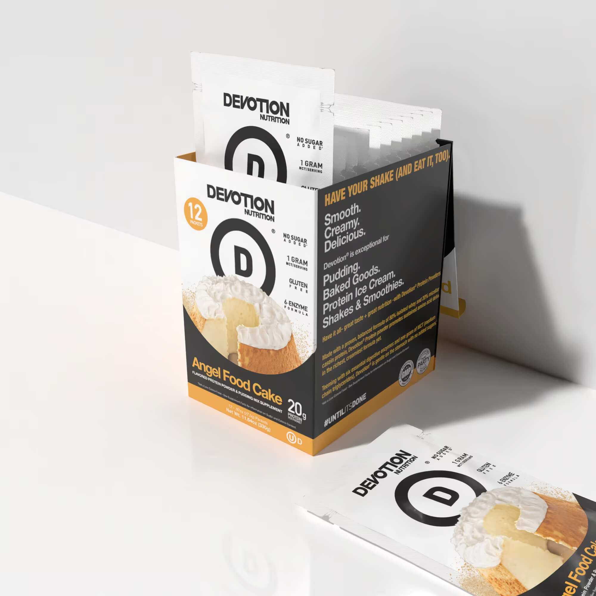 Angel Food Cake Flavor Protein 12-Pack - Devotion Nutrition