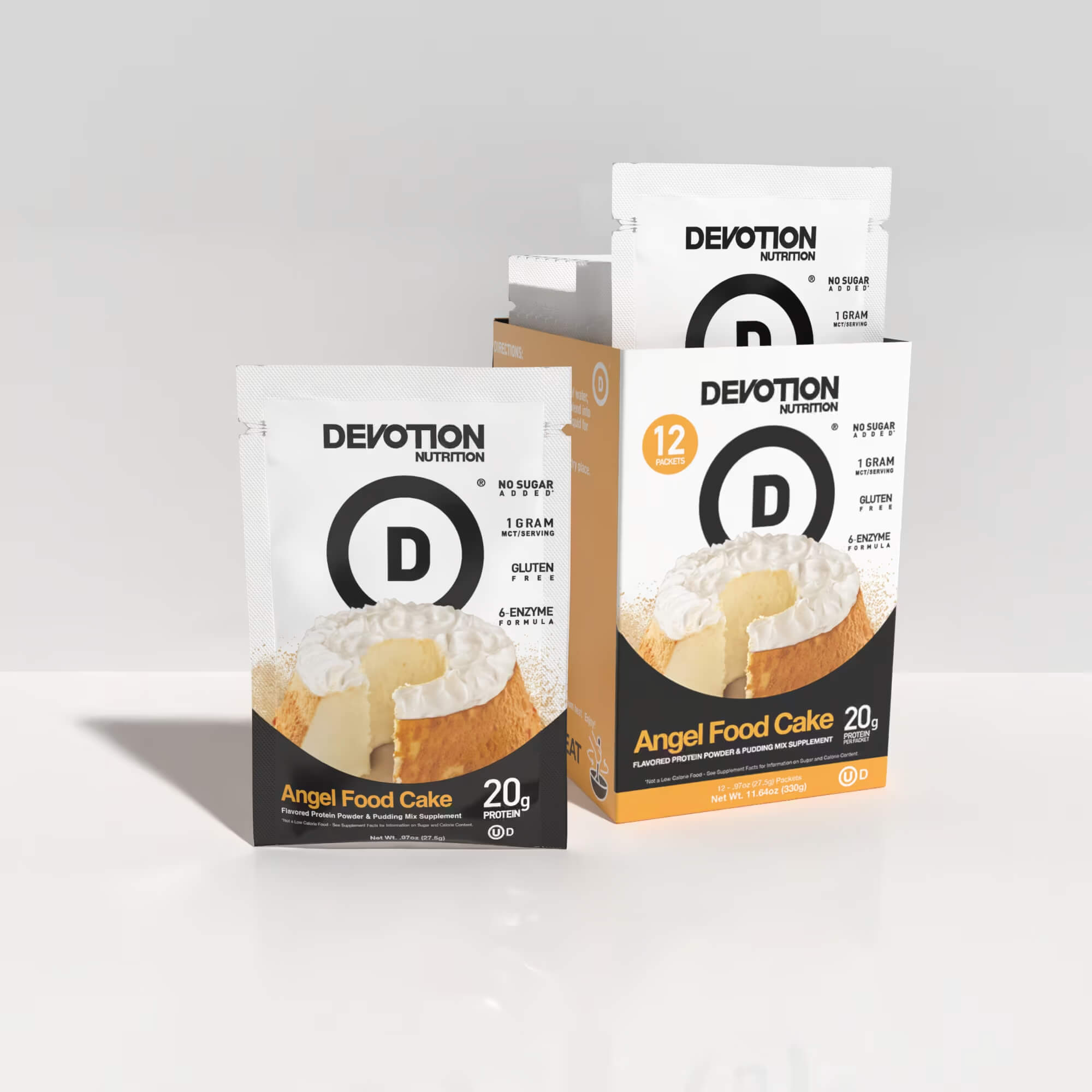 Angel Food Cake Flavor Protein 12-Pack - Devotion Nutrition