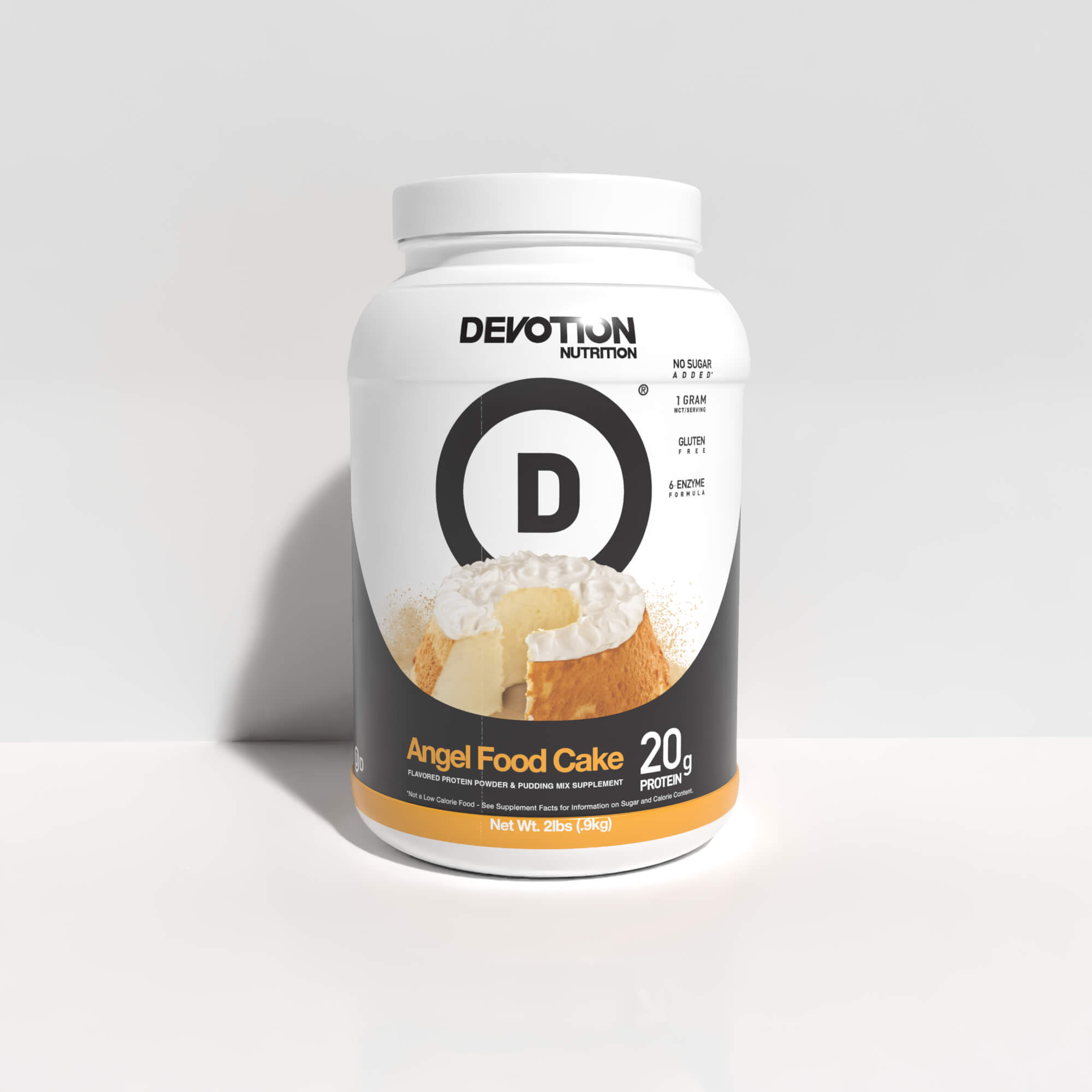 Angel Food Cake 2lb Tub Protein Powder, Vanilla, GF, 20g per Serving