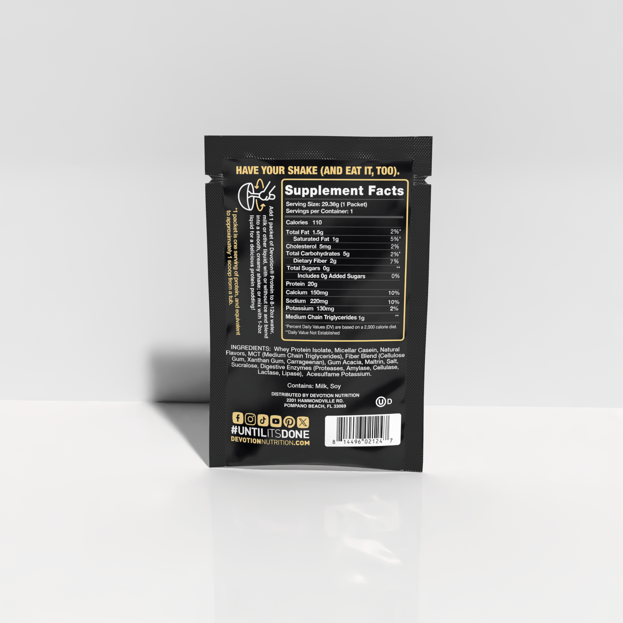 Devotion Nutrition | Bananas Foster Protein Powder Sample Pack