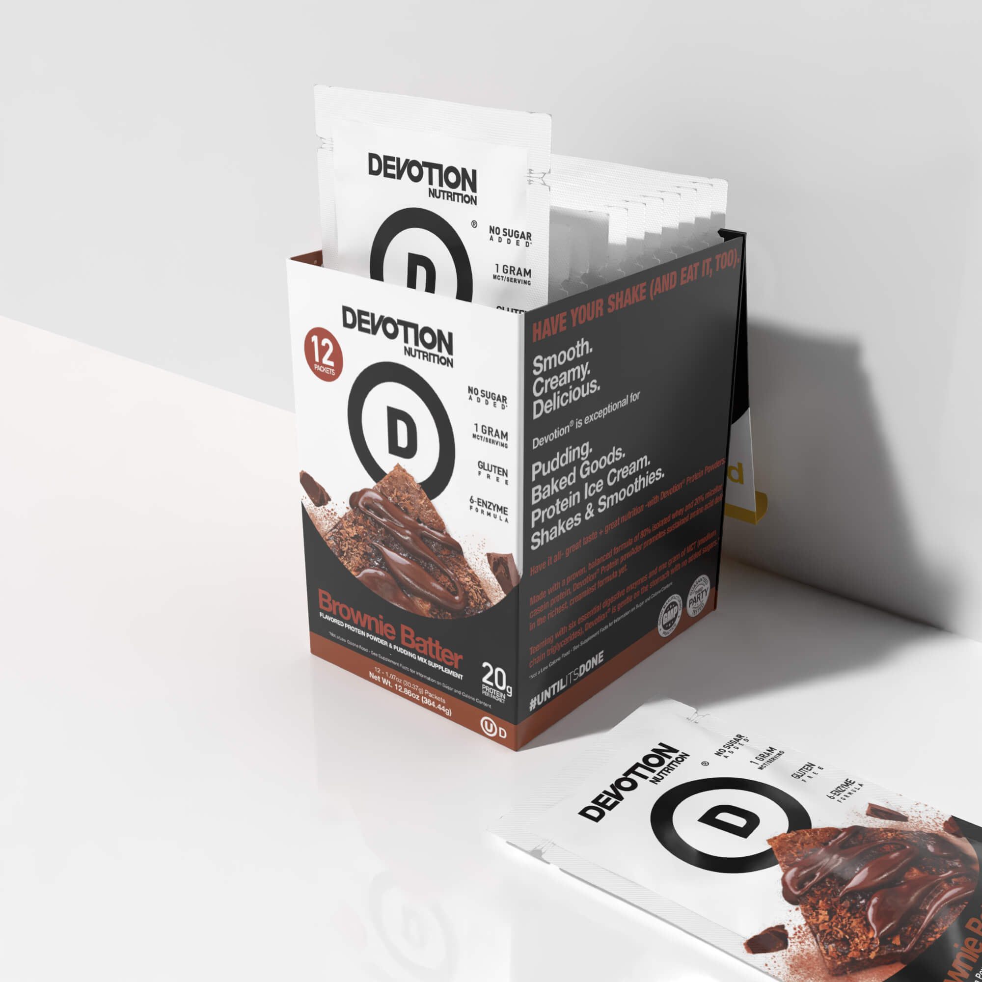 Brownie Batter Flavor Protein 12-Pack - Devotion Nutrition