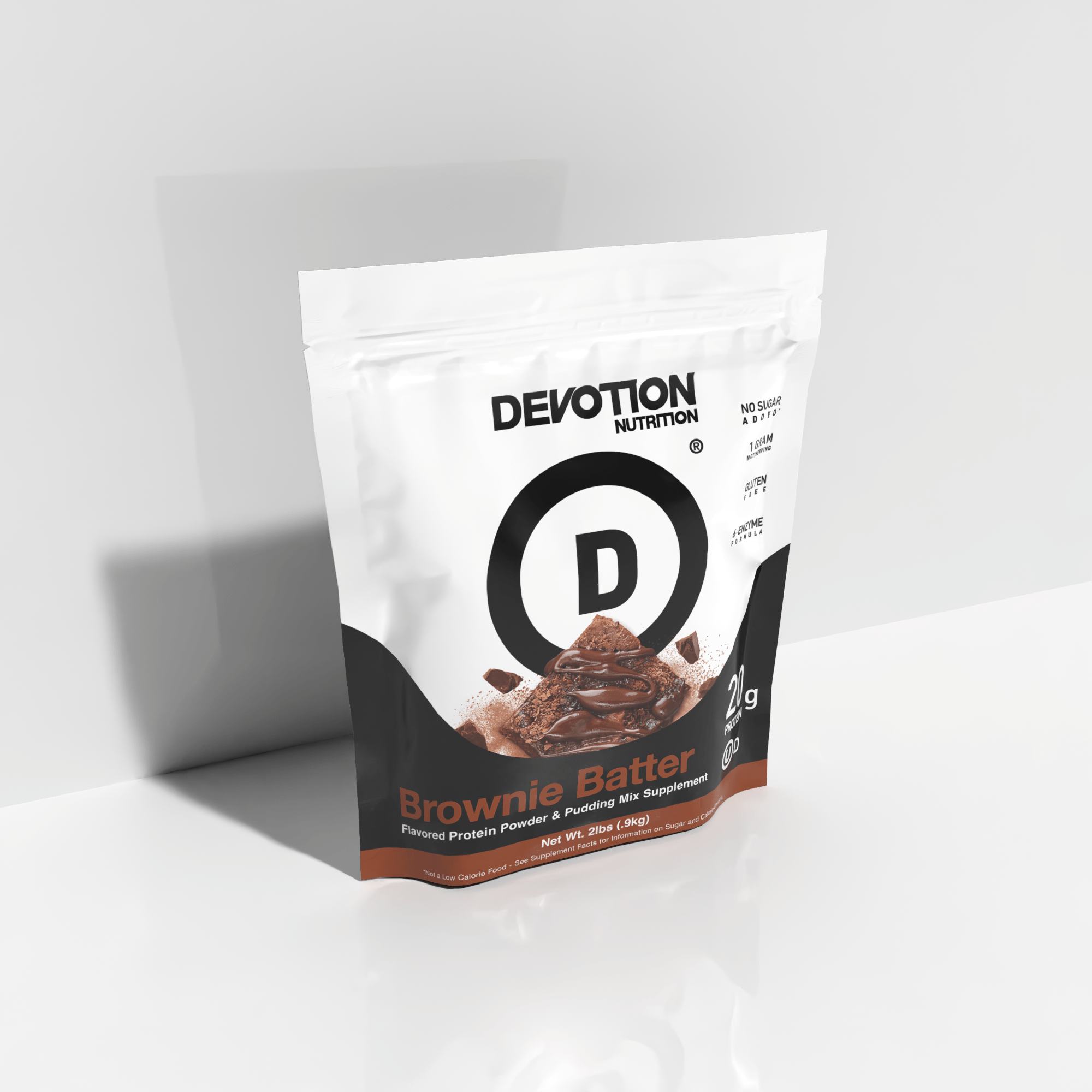 Devotion Nutrition | Brownie Batter Flavor Protein Powder, 2lb
