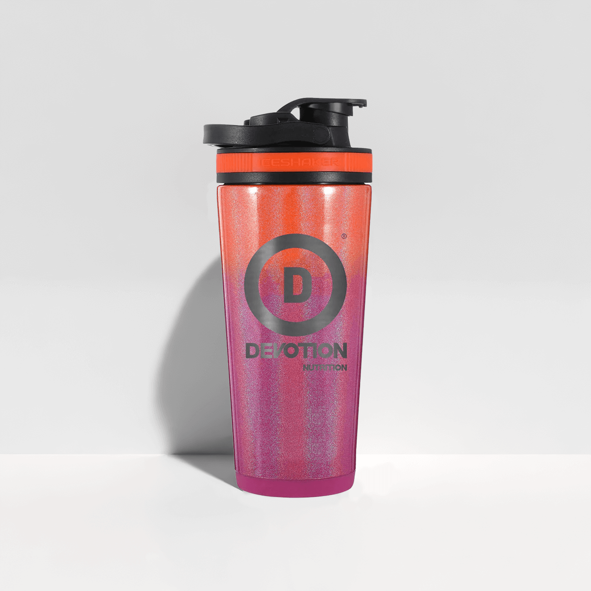 Devotion 26 oz Autumn Sunset Ombre Ice Shaker Bottle - Devotion Nutrition