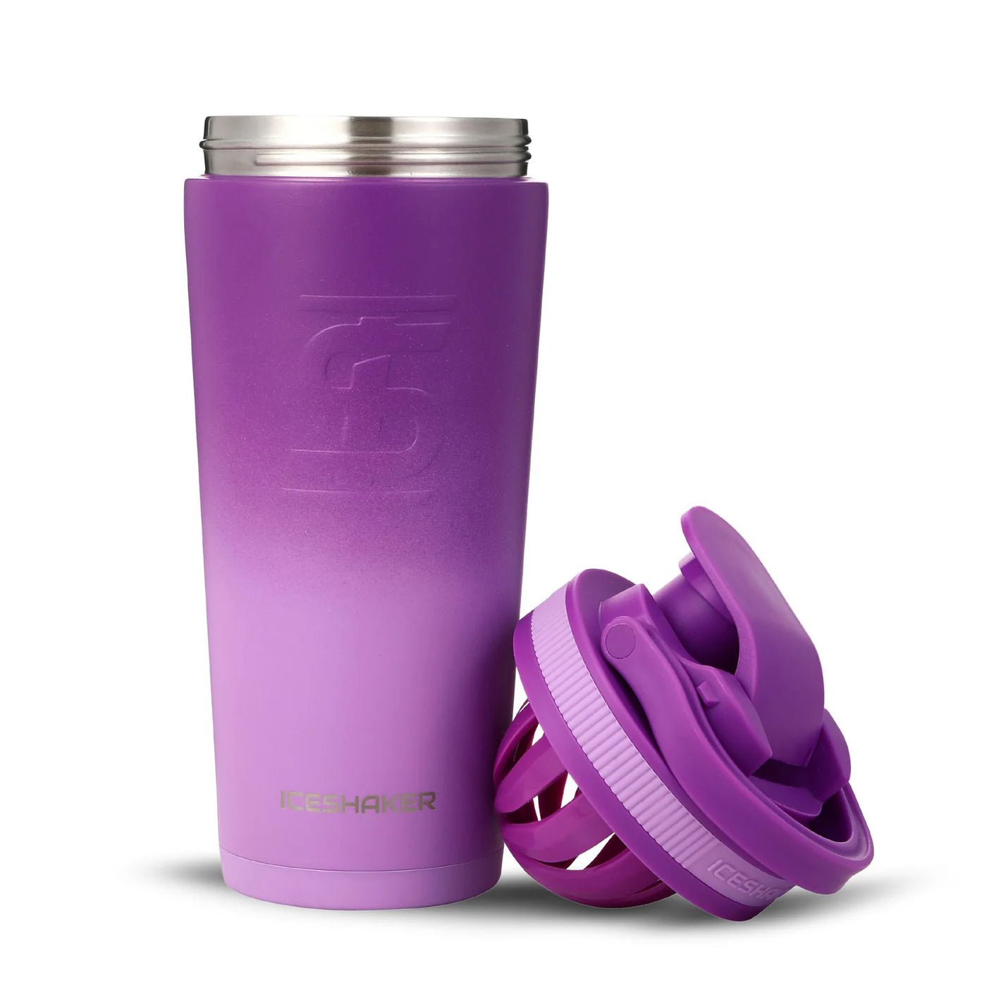 Devotion 26 oz Purple Rush Ombre Ice Shaker Bottle - Devotion Nutrition