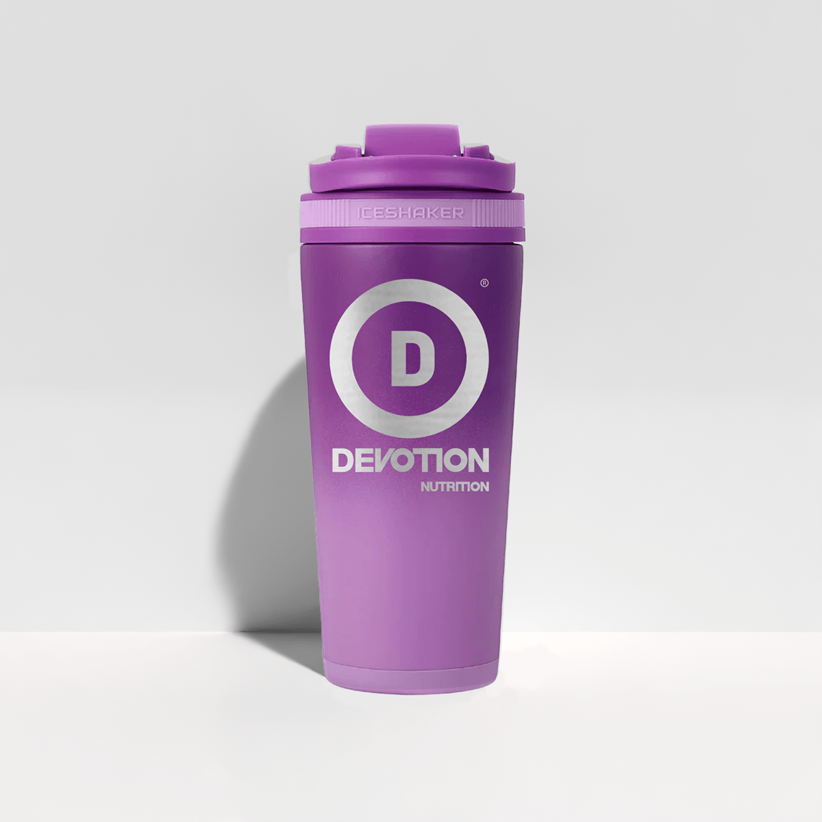 Devotion 26 oz Purple Rush Ombre Ice Shaker Bottle - Devotion Nutrition