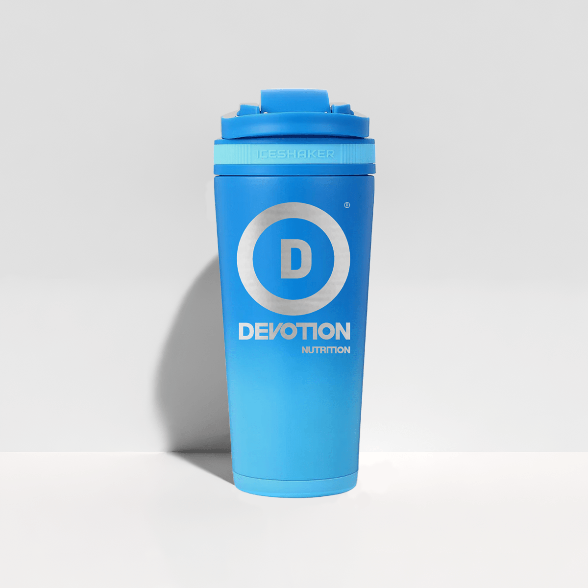 Devotion 26 oz Blue Hawaiian Ombre Ice Shaker Bottle - Devotion Nutrition