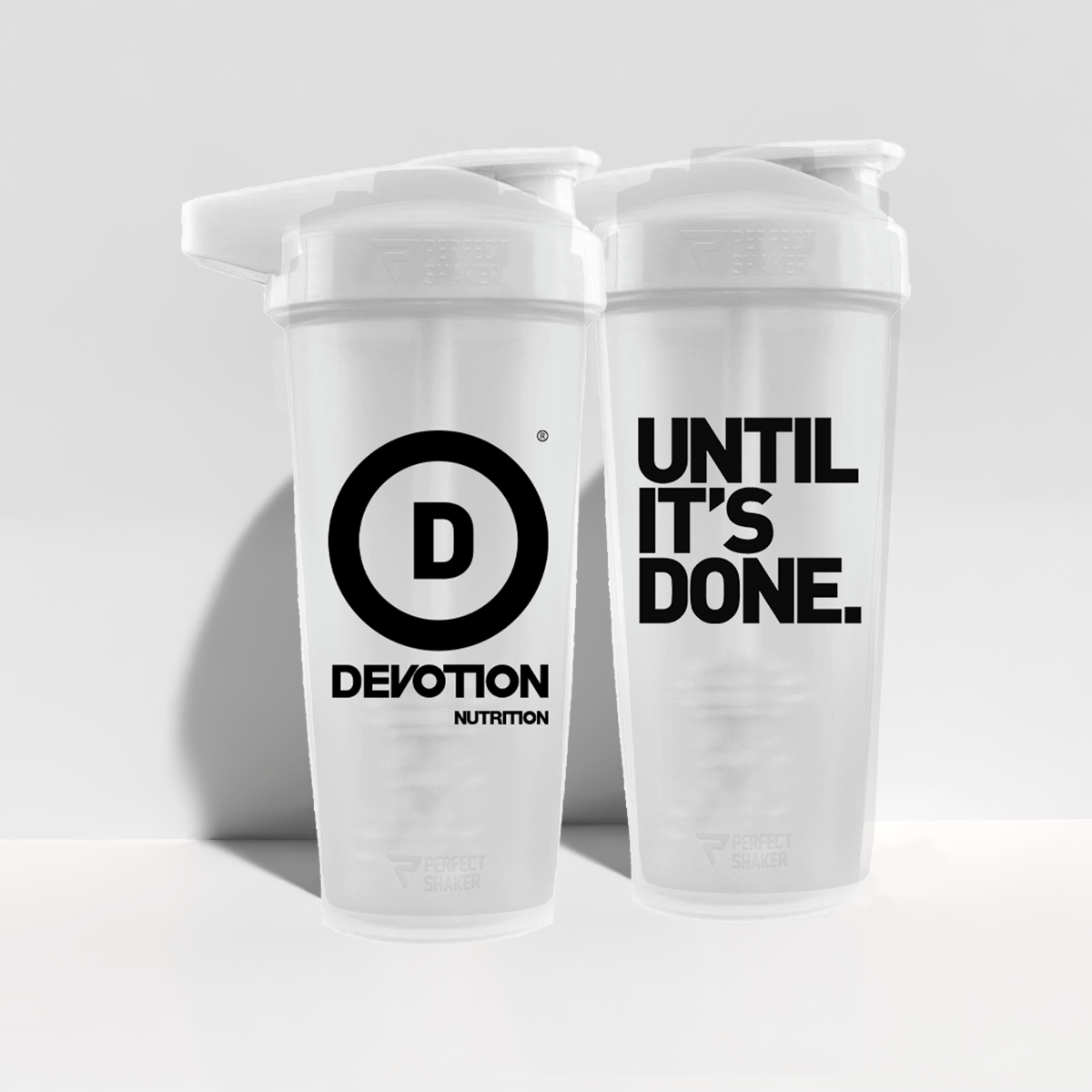 Devotion Nutrition Perfect Shaker Bottle, 28oz, White - Devotion Nutrition