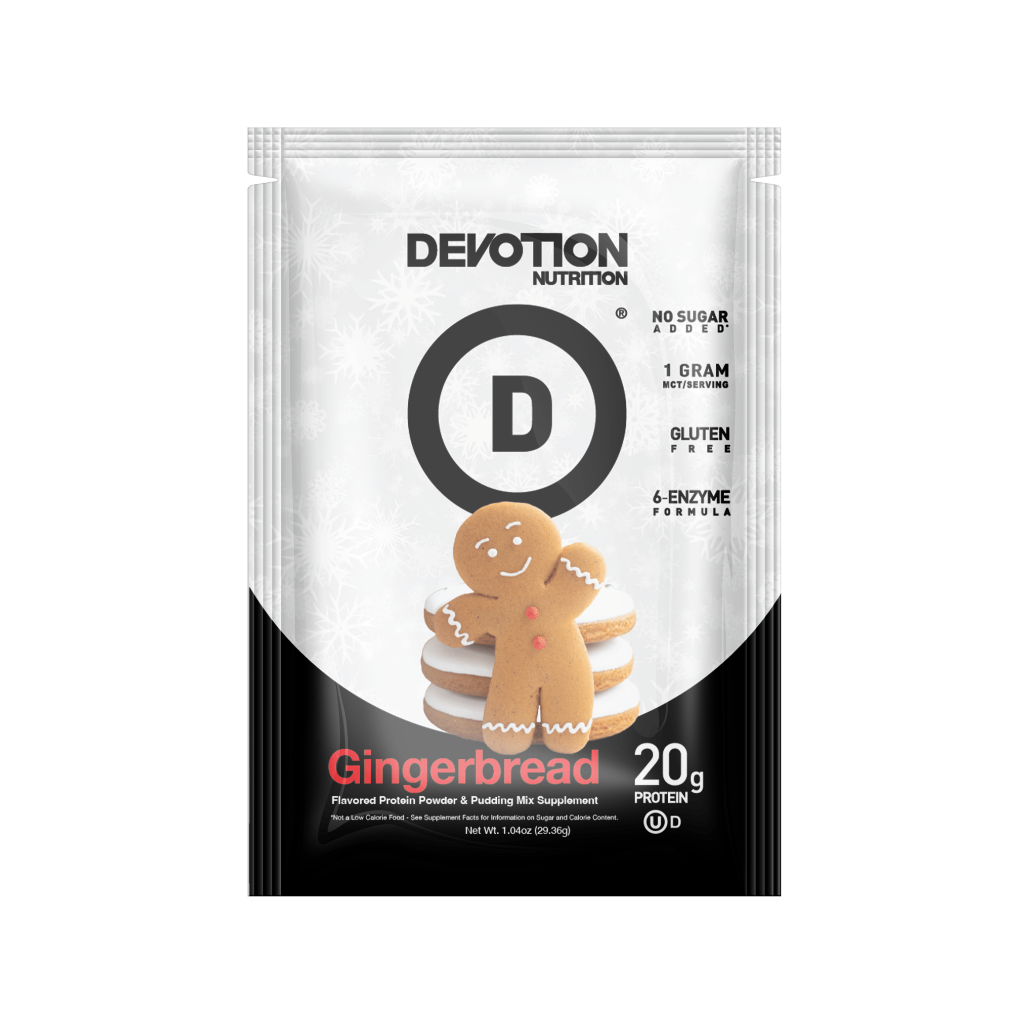 Gingerbread Flavor Protein 12-Pack - Devotion Nutrition
