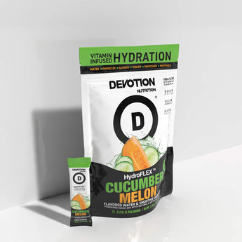 HydroFLEX™ Vitamin Infused Hydration | 12-PK Cucumber Melon - Devotion Nutrition