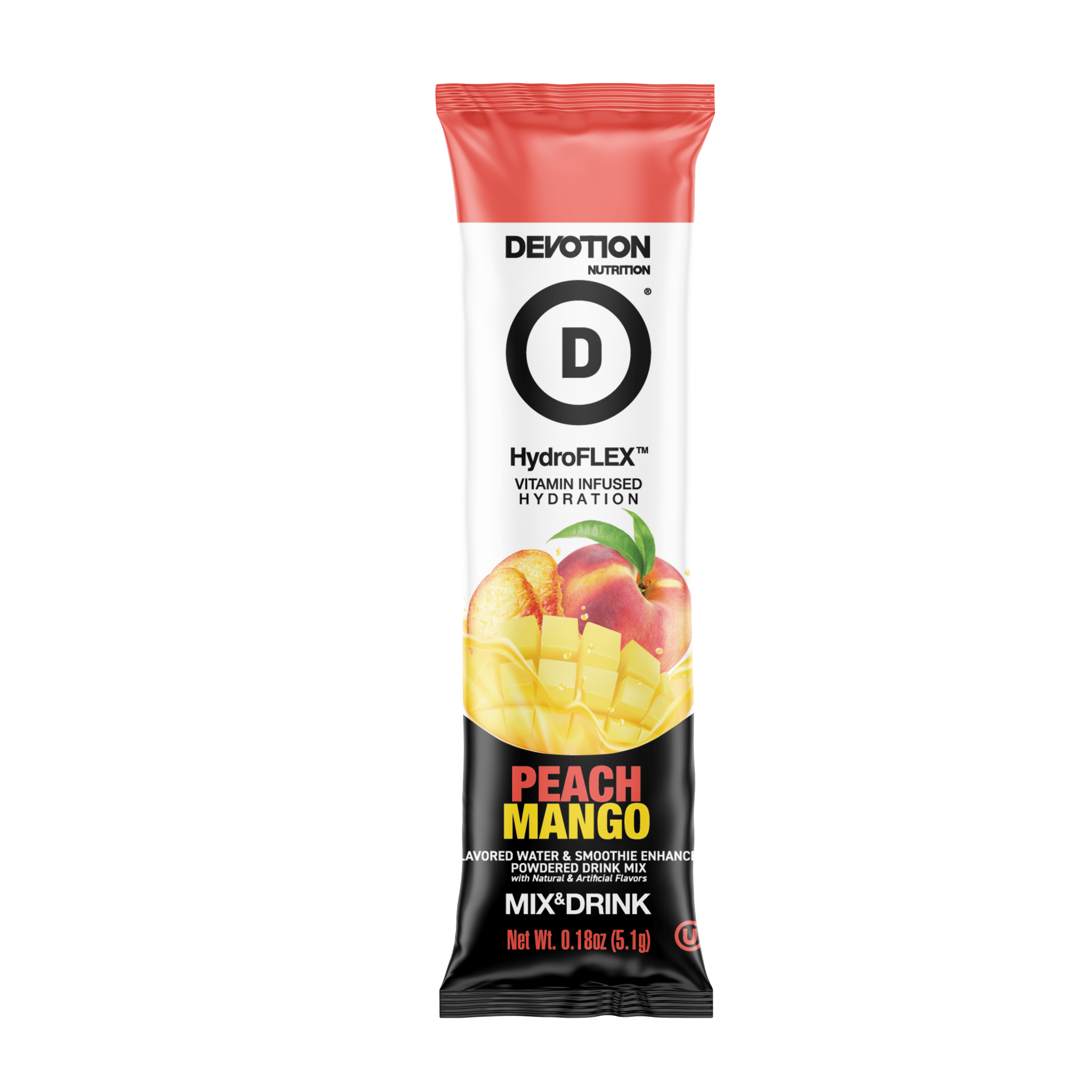 HydroFLEX™ Vitamin Infused Hydration | 12-PK Peach Mango - Devotion Nutrition
