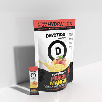 HydroFLEX™ Vitamin Infused Hydration | 12-PK Peach Mango - Devotion Nutrition