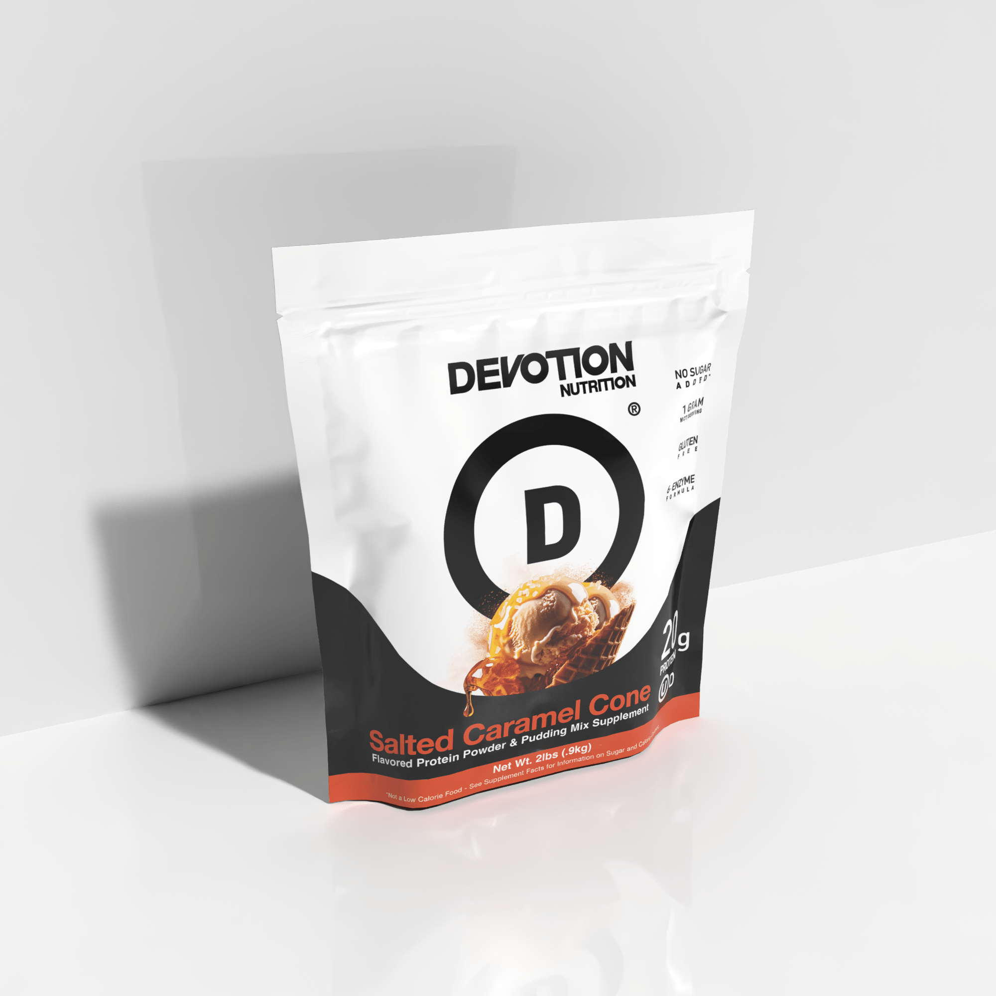 Devotion Nutrition | Salted Caramel Cone Flavor Protein Powder, 2lb