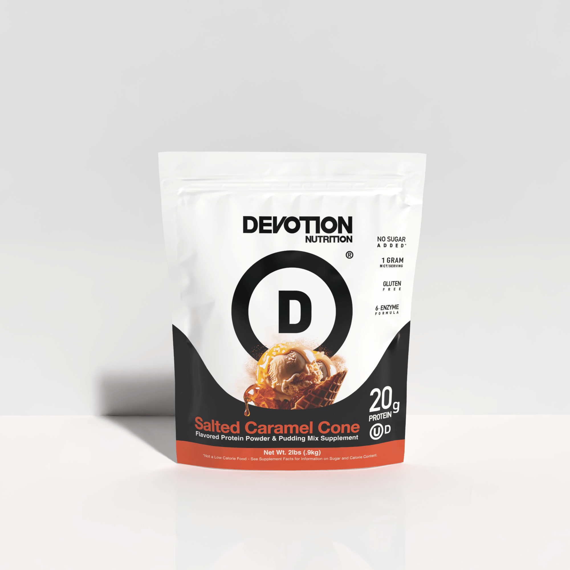 Devotion Nutrition | Salted Caramel Cone Flavor Protein Powder, 2lb