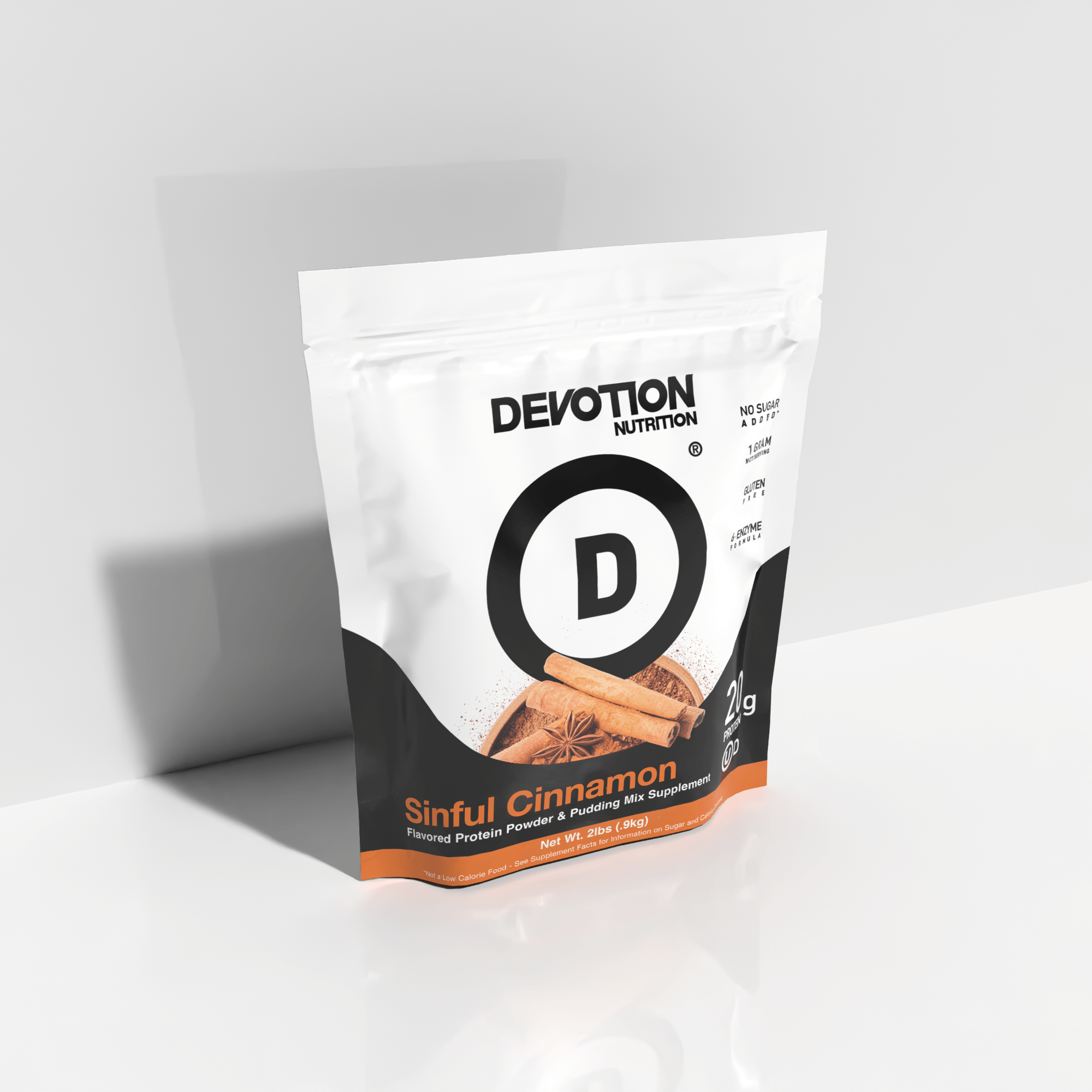 Devotion Nutrition | Sinful Cinnamon Flavor Protein Powder, 2lb