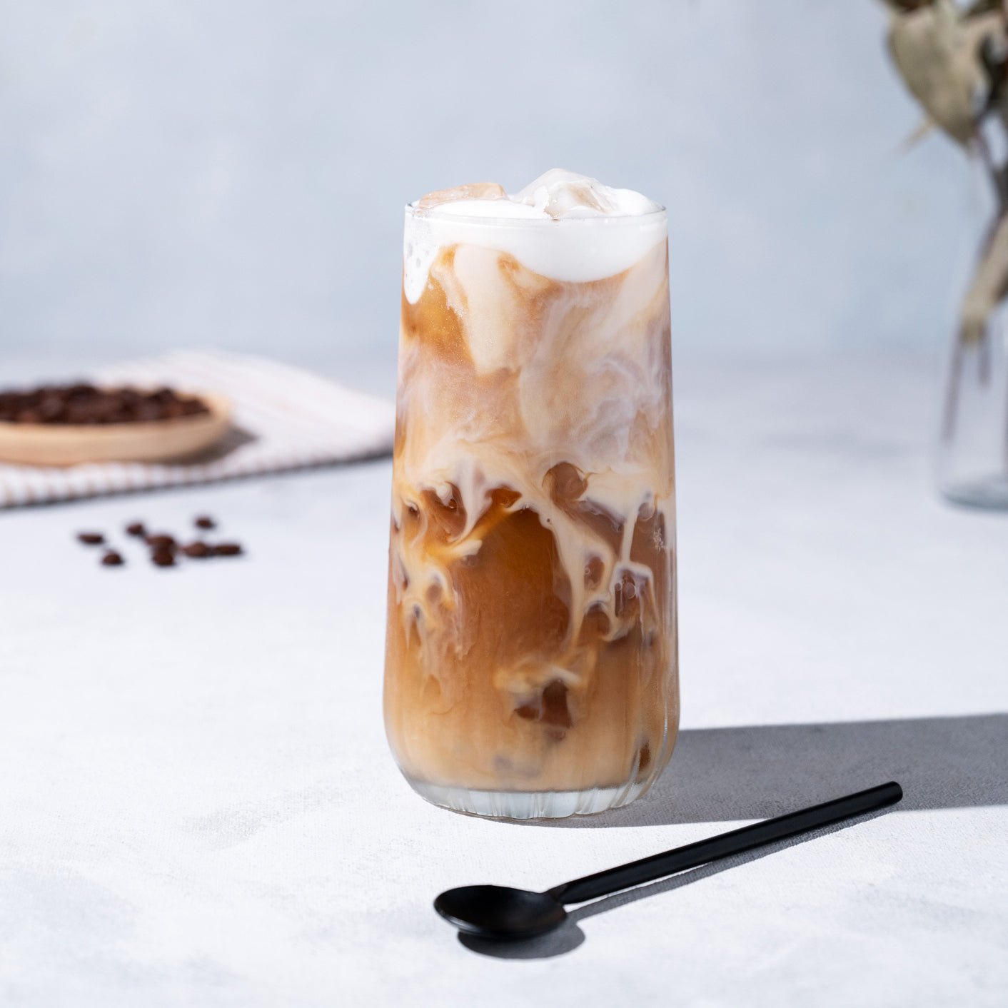 Blueberry Protein Powder Latte Recipe