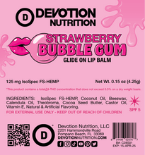 Load image into Gallery viewer, Strawberry lip balm label
