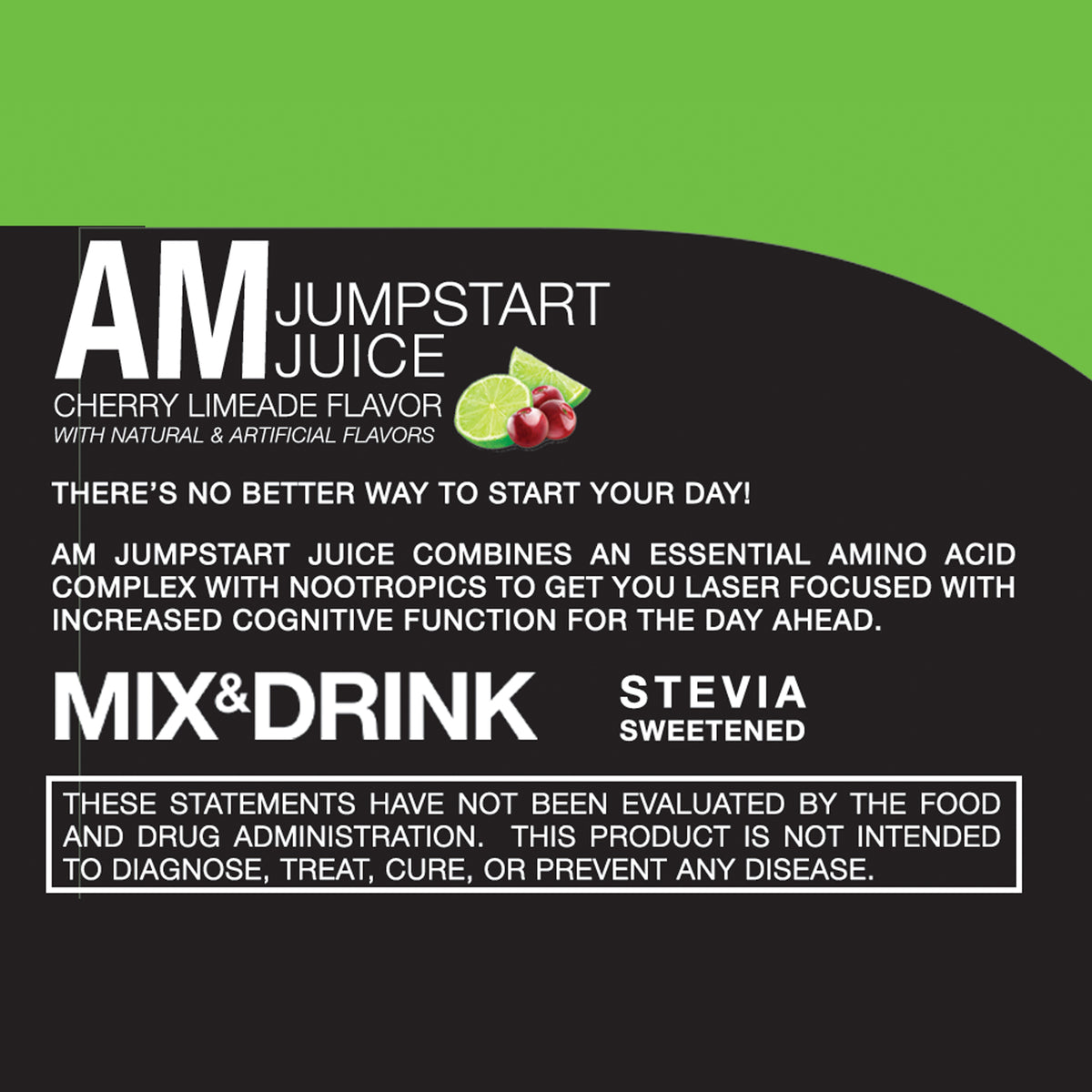AM Jumpstart Juice Powdered Drink Mix Trial Pack Devotion Nutrition
