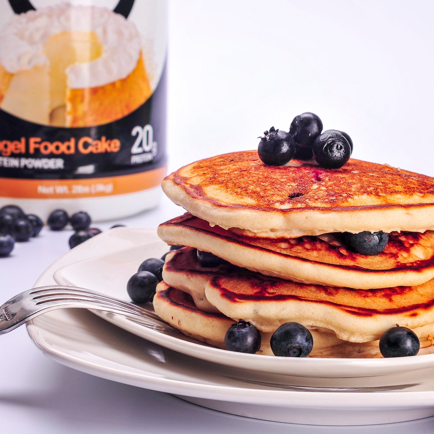 Angel Food Cake Protein Pancakes