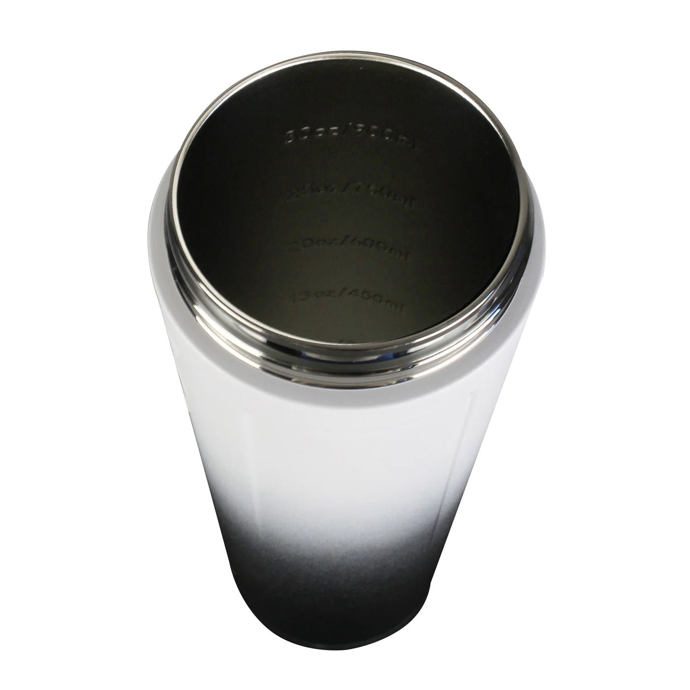 Devotion 36oz Signature Ombre IceShaker XL, Blk/Wh - Devotion Nutrition