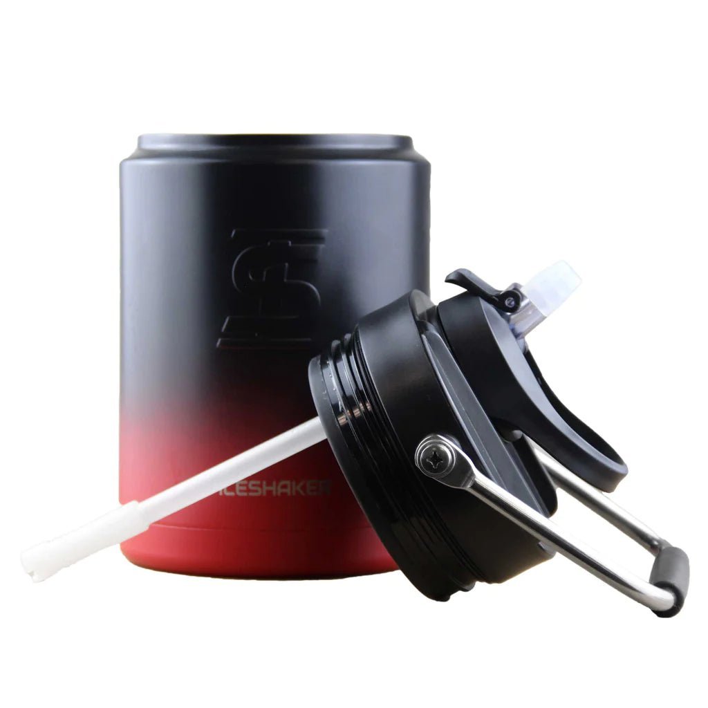 Devotion Half-Gallon IceShaker Jug - Red/Blk Ombre - Devotion Nutrition