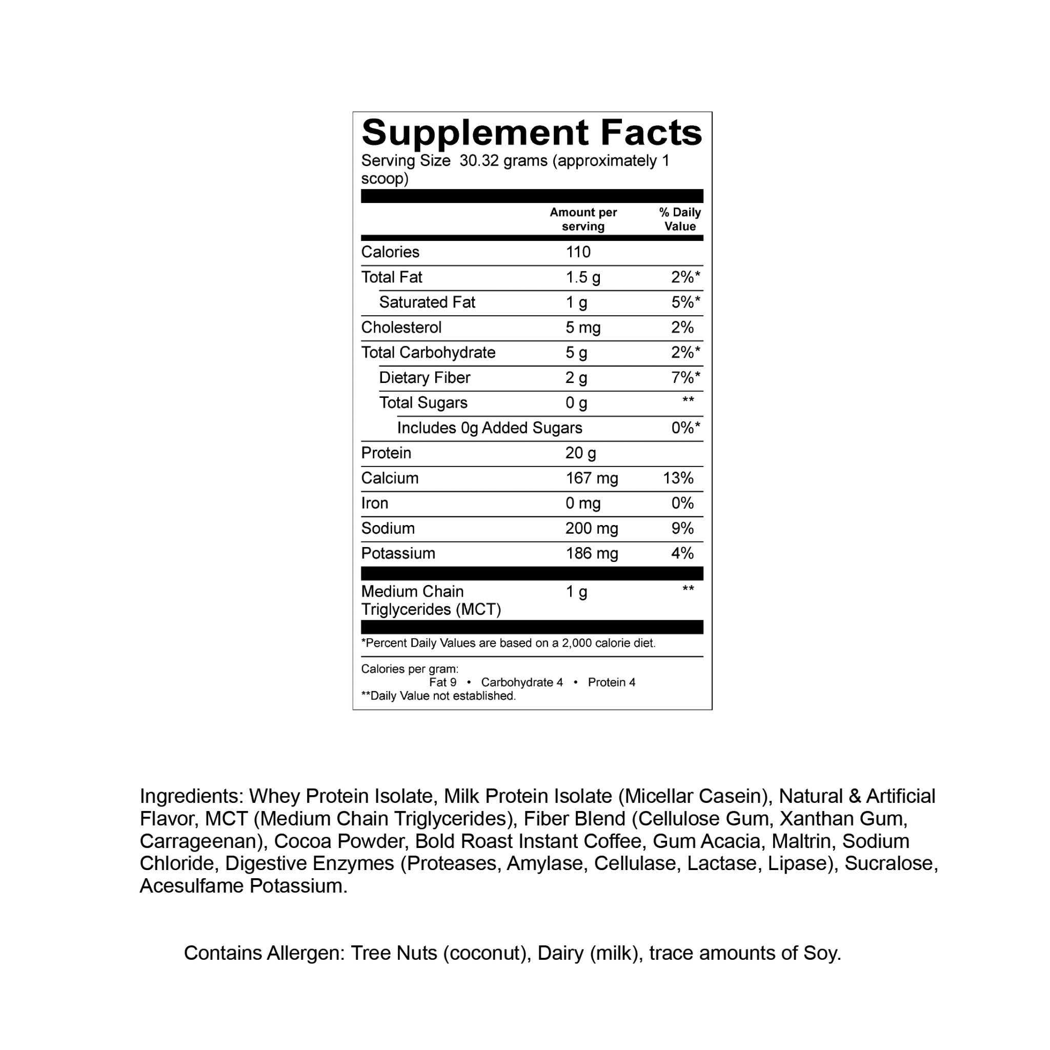 supplement facts