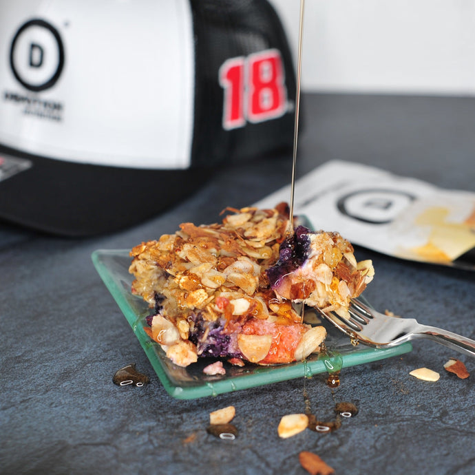 Mystic Mountain Berry Protein Oatmeal Bake