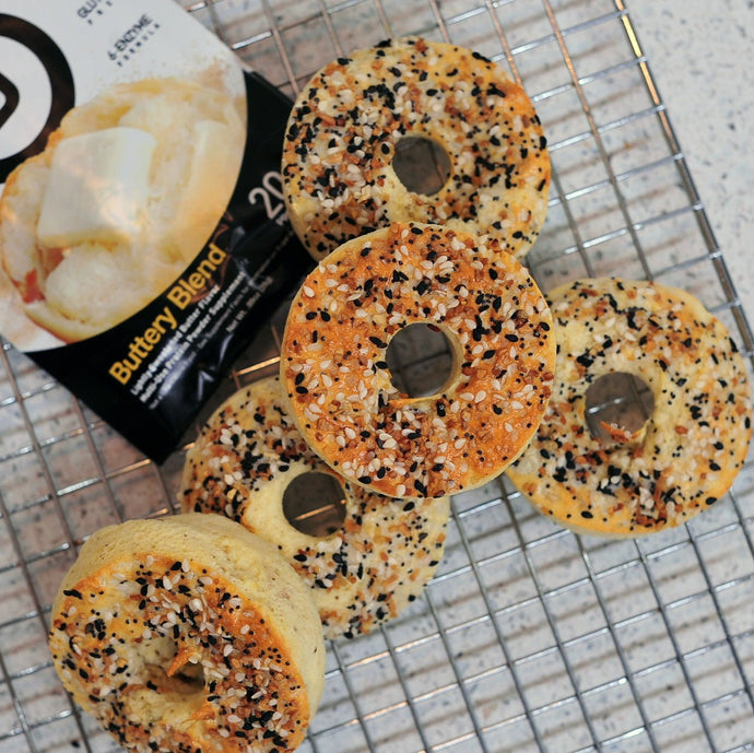 Buttery Blend Protein Bagels