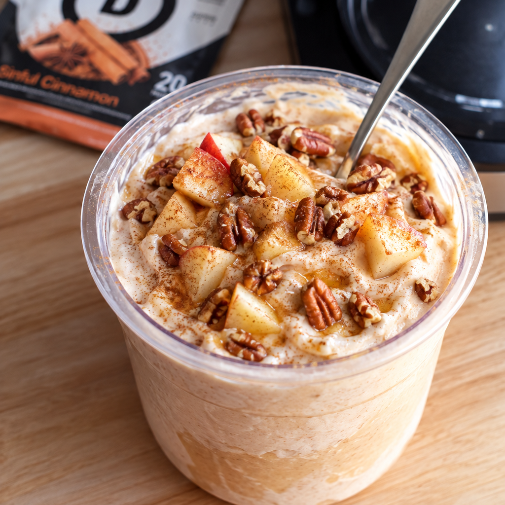 Devotion Nutrition's sinful, cinnamon protein, apple pie ice cream
