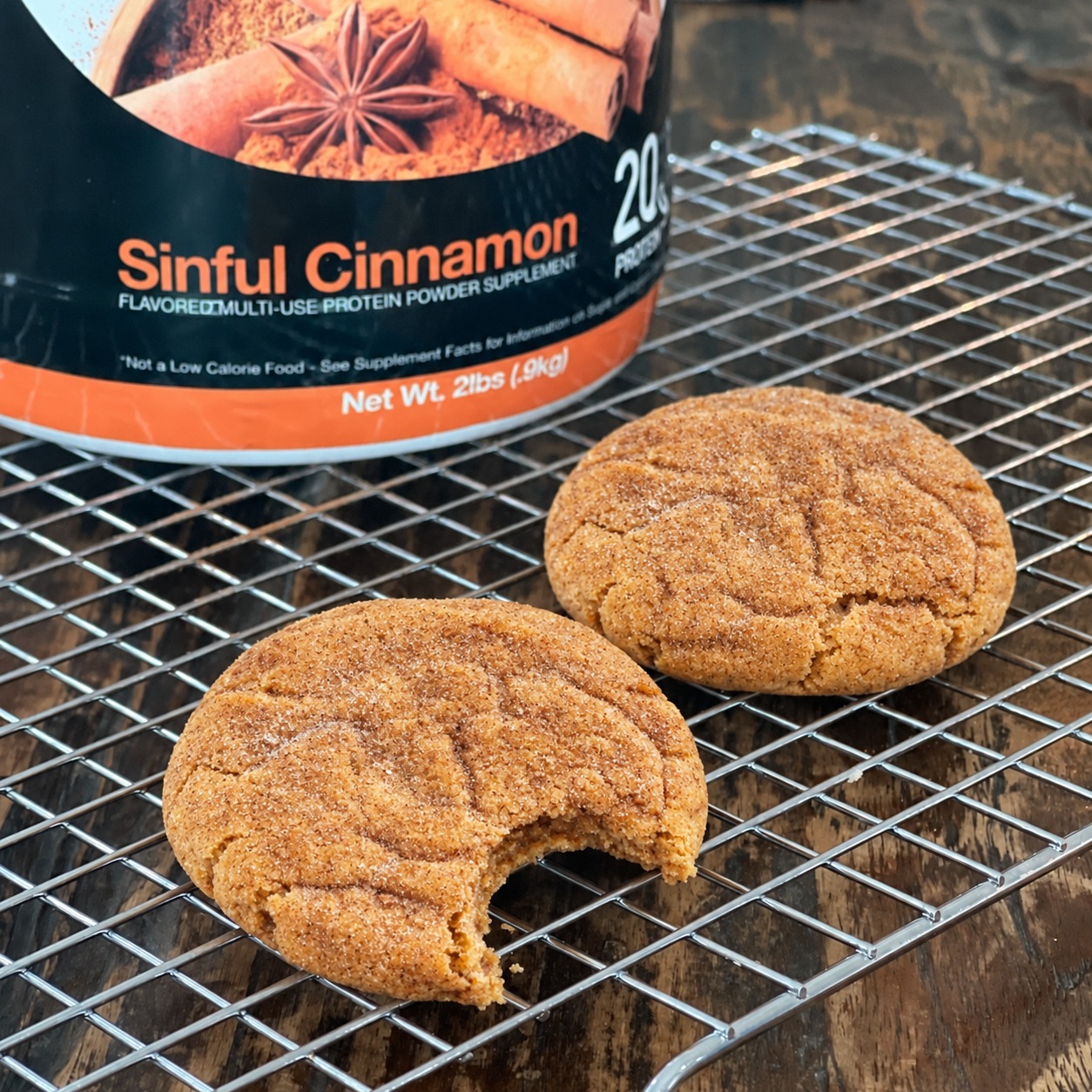 Devotion Nutrition Sinful  Cinnamon pumpkin snickerdoodle cookies