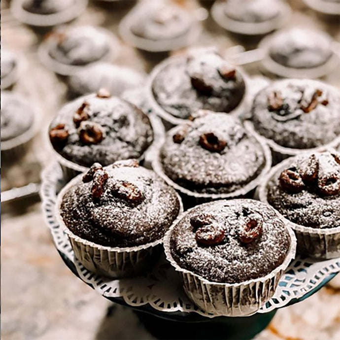Whole Wheat Brownie Batter Muffins