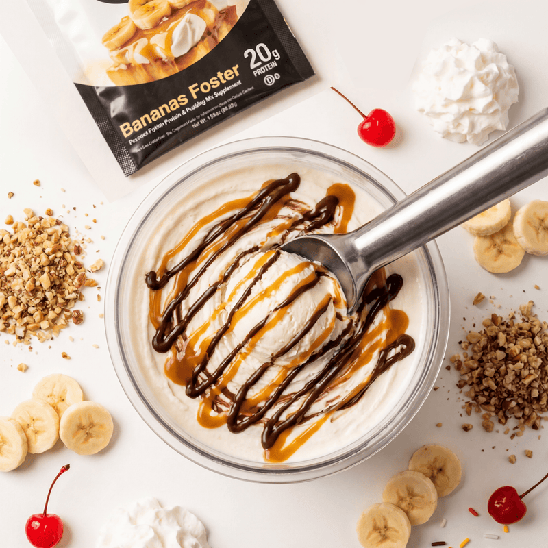 Bananas Foster Ninja Creami Sundae - Devotion Nutrition