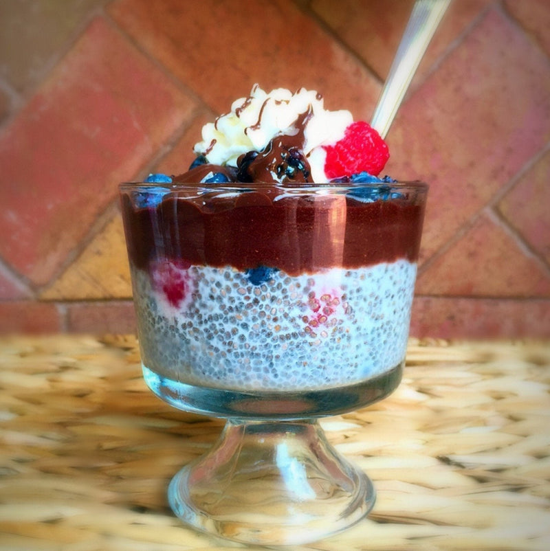 Berry Chocolate Chia Protein Pudding - Devotion Nutrition