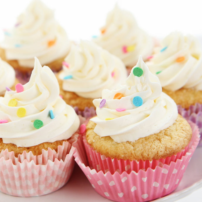 Birthday Protein Cupcakes