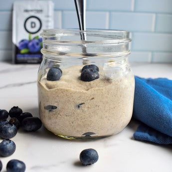 Blueberry Blended Chia Pudding