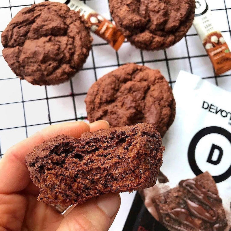 Brownie Batter Pumpkin Cupcakes - Devotion Nutrition