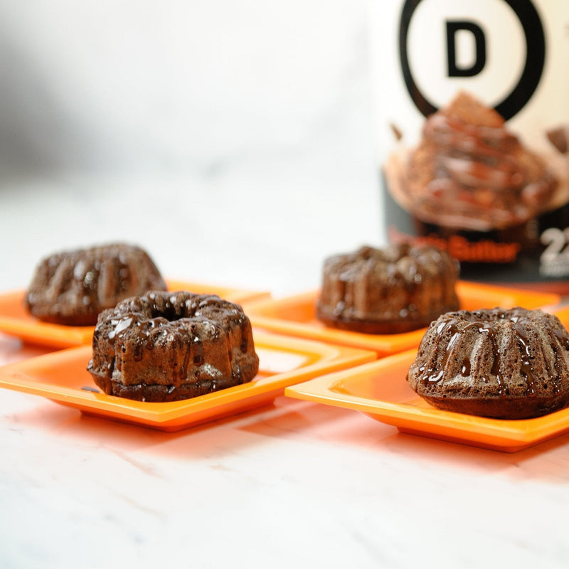 BROWNIE BATTER PUMPKIN FUDGE CUPCAKES - Devotion Nutrition