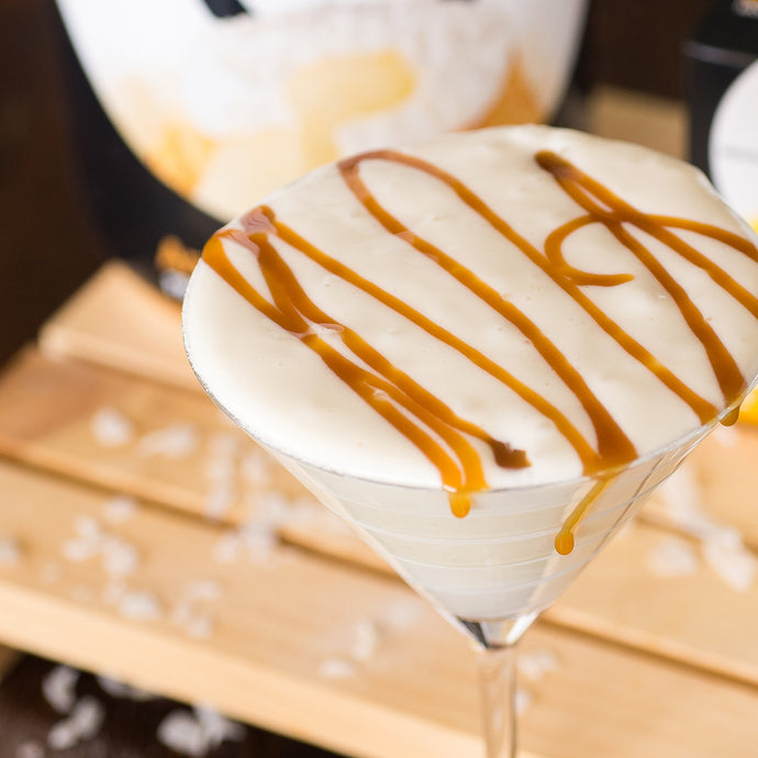 Buttered Caramel Protein Martini